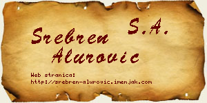 Srebren Alurović vizit kartica